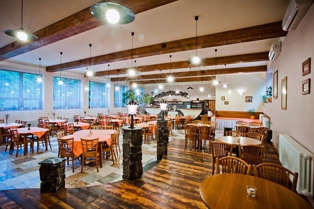 Hotel or restaurant interior